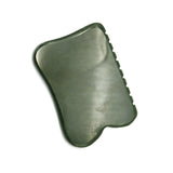 Dark Green Nephrite Gua Sha Stone Board for Body Massage