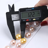 11-12mm Button Freshwater Pearl Beads - High Different Paired - Loose Pearls
