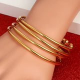 Big Size Dubai Bangles Ethiopian Bangle Bracelet African Women Jewelry
