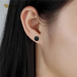 Stud Earrings Stainless Steel Jewelry for Women Men Unisex