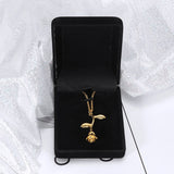 Velvet Ring Earring Necklace Box Jewelry Display Storage Gift