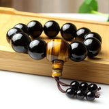 Natural Crystal Buddha Beads Bracelet for Men Birthday Gift