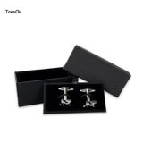 Cufflinks Tie Clips Packaging Box Jewelry Storage Gift Case