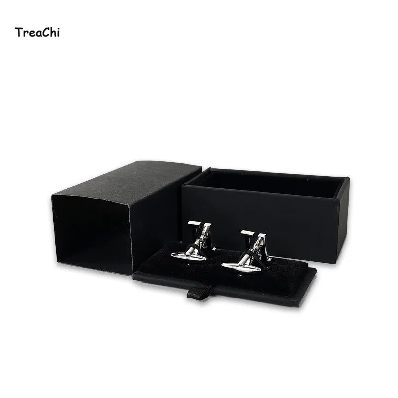 Cufflinks Tie Clips Packaging Box Jewelry Storage Gift Case