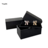 Cufflinks Tie Clips Packaging Box Jewelry Storage Gift Case