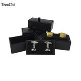 Cufflinks Tie Clips Packaging Box Jewelry Storage Gift Case