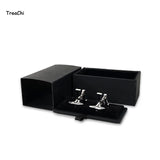 Cufflinks Tie Clips Packaging Box Jewelry Storage Gift Case