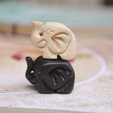 Sandalwood Elephant Pendant Wood Accessories Lucky Jewelry