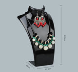 Black/White Acrylic Necklace Display Stand Holder 20.5X13CM