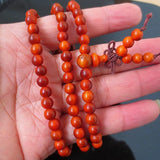 Blood Dragon Wood Bracelet 108 Beads Necklace Lucky Jewelry