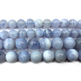 Chalcedony Agates Round Stone Beads Jewelry DIY 8/10MM