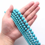 Turquoise Stone Beads 4/6/8/10/12mm DIY Jewelry Making