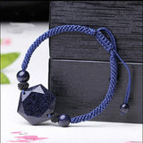 Sand Stone Bracelets Round Beads Six-pointed Star Bracelet Lucky