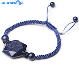 Sand Stone Bracelets Round Beads Six-pointed Star Bracelet Lucky