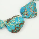Sea Sediment Stone Slab Beads Pendants for Jewelry Making