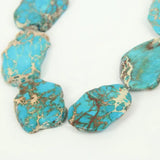 Sea Sediment Stone Slab Beads Pendants for Jewelry Making