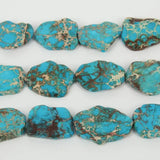 Sea Sediment Stone Slab Beads Pendants for Jewelry Making