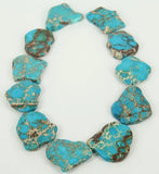 Sea Sediment Stone Slab Beads Pendants for Jewelry Making