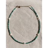 Bohemia Beaded Choker Short Necklace for Women Nature Pearl Necklace