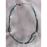 Bohemia Beaded Choker Short Necklace for Women Nature Pearl Necklace