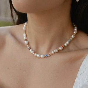 Bohemia Rainbow Beads Candy Necklace