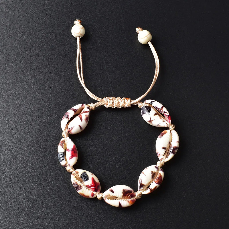 Colorful Shell Ankle Bracelet For Women Leg Bracelet Summer Boho Jewelry