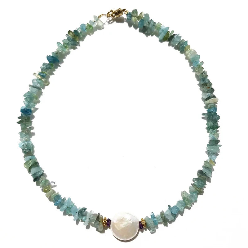 Bohemian Stone Necklace Elephant Pendant Jewelry