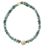 Bohemian Stone Necklace Elephant Pendant Jewelry