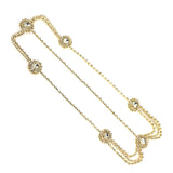 Bohemian Vintage Rhinestone Bridal Headband Chain Wedding Hair Accessory