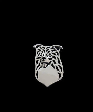 Border Collie Pet Brooch Female/Male Gift Jewelry Brooch--12pcs/Lot