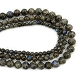 Labradorite Round Gem Stone Beads for Jewelry Making DIY 6/8/10MM
