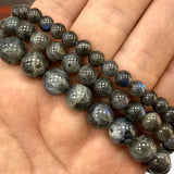 Labradorite Round Gem Stone Beads for Jewelry Making DIY 6/8/10MM