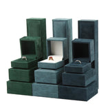 Bride Wedding Ring Jewelry Box Engagement Necklace Pendant Display Case