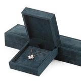Bride Wedding Ring Jewelry Box Engagement Necklace Pendant Display Case