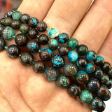 Chrysocolla Round Gemstone Beads 6/8MM
