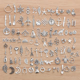 100 Pcs/Set Small Charms Women's Jewelry Making Supplies Necklace Earrings DIY