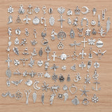 100 Pcs/Set Small Charms Women's Jewelry Making Supplies Necklace Earrings DIY