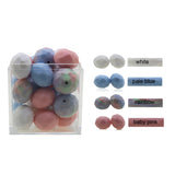 50pcs Mix Lot Abacus Silicone Teether Beads 20mm Pacifier Clip