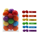 50pcs Mix Lot Abacus Silicone Teether Beads 20mm Pacifier Clip