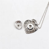 50pcs 18MM Snap Buttons Metal Crystal Charm Mix Style for Jewelry