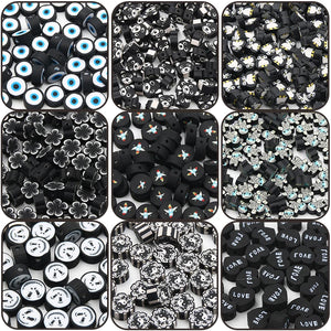 Cartoon Clay Beads 20pcs Polymer Beads For Jewelry Making DIY Handicrafts