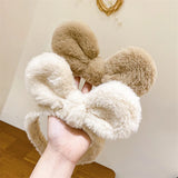 Plush Rabbit Ears Headband for Women - Small Fresh Hair Accessories