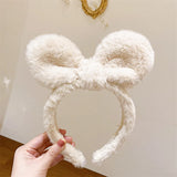Plush Rabbit Ears Headband for Women - Small Fresh Hair Accessories