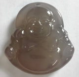 Carved Red Jade Laughing Buddha Pendant