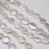 Baroque Freshwater Pearl Button Beads 16-17mm