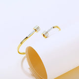 Stainless Steel Charm Bracelet Set with Removable End
