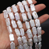 Natural Baroque Pearl Rectangle for Jewelry Making DIY Necklace Bracelet