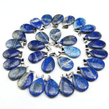 Lapis Lazuli Teardrop Beads Pendants 16*24mm Charms For Jewelry Making