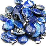 Lapis Lazuli Teardrop Beads Pendants 16*24mm Charms For Jewelry Making