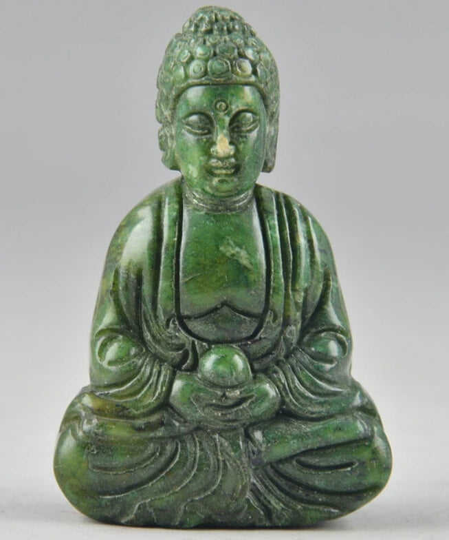Green Jades Handmade Buddha Exorcism Pendant